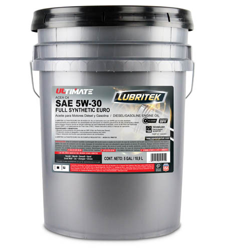 ACEITE DE MOTOR SINTÉTICO 5W-30 ACEA C4 BALDE DE 19 L